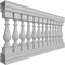 Ekena Millwork Traditional Balustrade Railing Kit Style N (5 7/8" On-Center Spacing to Pass 4" Sphere Code) BALK37X072TRN - alternate 2